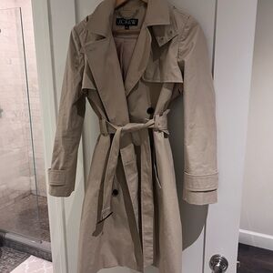 J. Crew Classic Beige Trench Coat